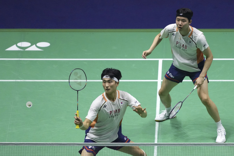 BWF 남자복식 랭킹 1위 <b>서승재</b>-<b>김원호</b>, <b>세계선수권</b> 정상 등극