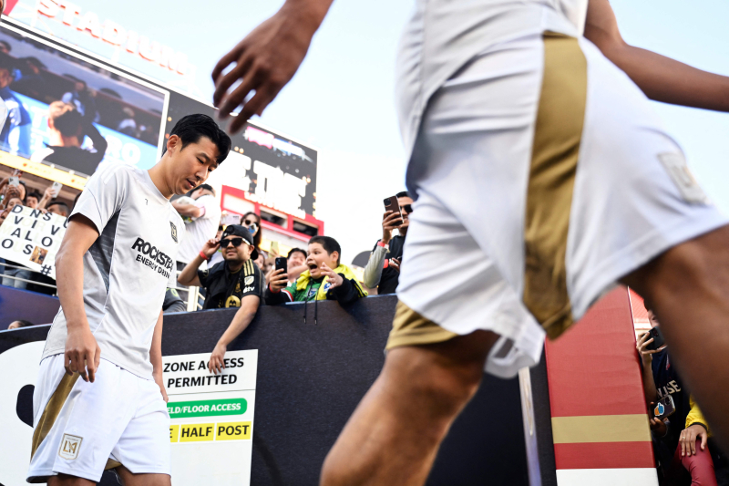 첫 필드 득점까지 ‘<b>52초</b>’ LAFC <b>손흥민</b>, MLS 2호 <b>골</b> (전반 진행 중)