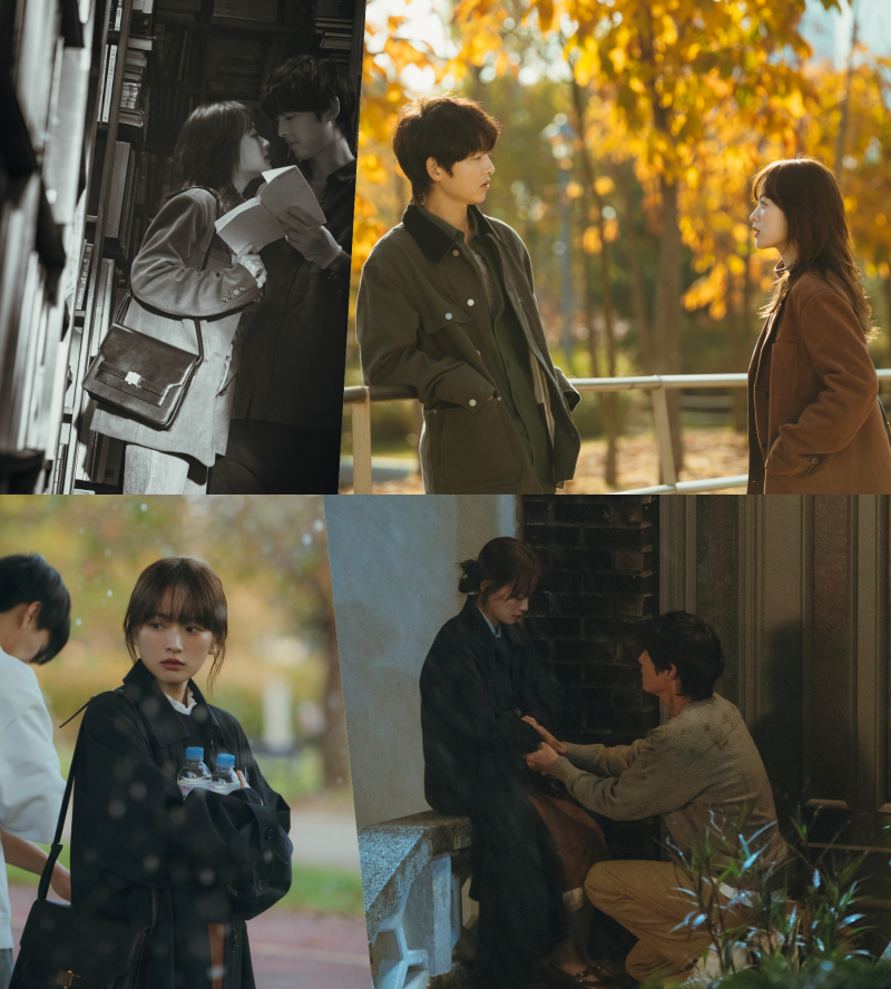 ‘입맞춤 1초 전’ <b>송중기</b>X<b>천우희</b>, 로맨틱 책방 데이트 포착 (마이 유스...