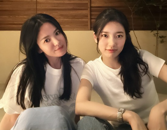<b>송혜교</b> “드디어 오늘”…‘절친’ <b>수지</b> 만난 ‘다 이루어질지니’ 지...