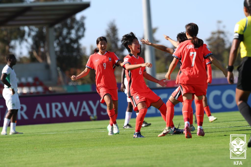 한국, <b>U-17 여자 월드컵</b> 1차전서 코트디부아르와 1-1 무…22일 스페인과...