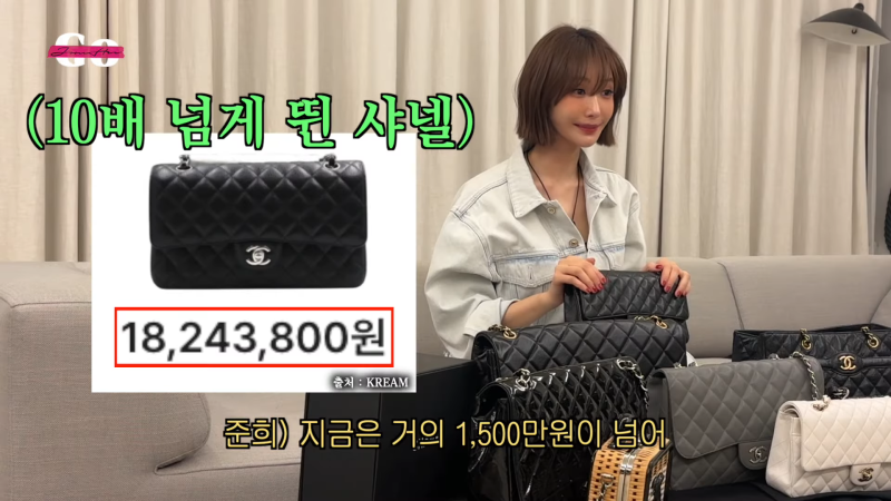 <b>고준희</b>, 120만원에 샀던 샤넬백 지금은 1800만원… “<b>샤테크</b> 한 것 아냐...
