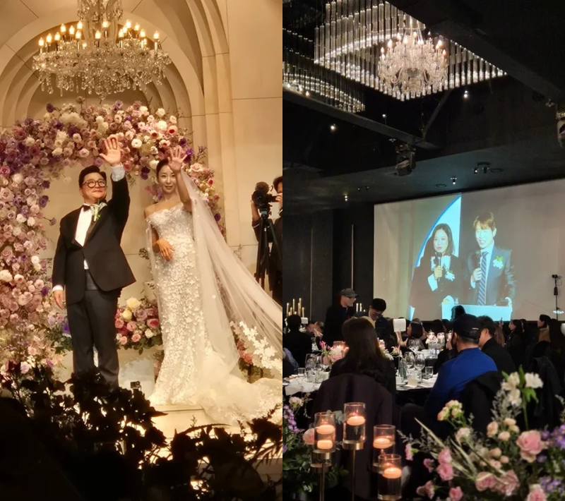 <b>윤정수</b>·원진서, <b>결혼</b>식 공개…강호동→유재석 총출동