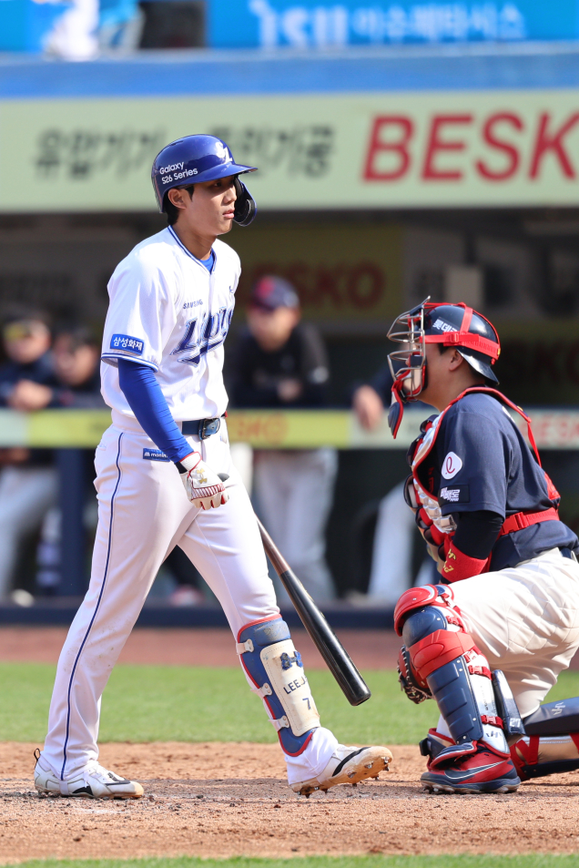 '74명 중 71위' 충격의 타율 0.091, 9번 타순에서도 무안타 '침묵' 이재현 [IS 냉탕]