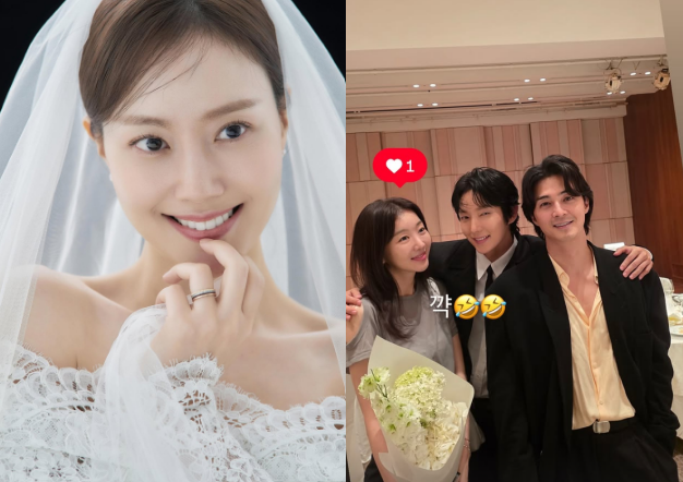 문채원 결혼식 포착…이준기·김지훈·장희진 ‘악의 꽃’ 총출동 [IS하이컷]