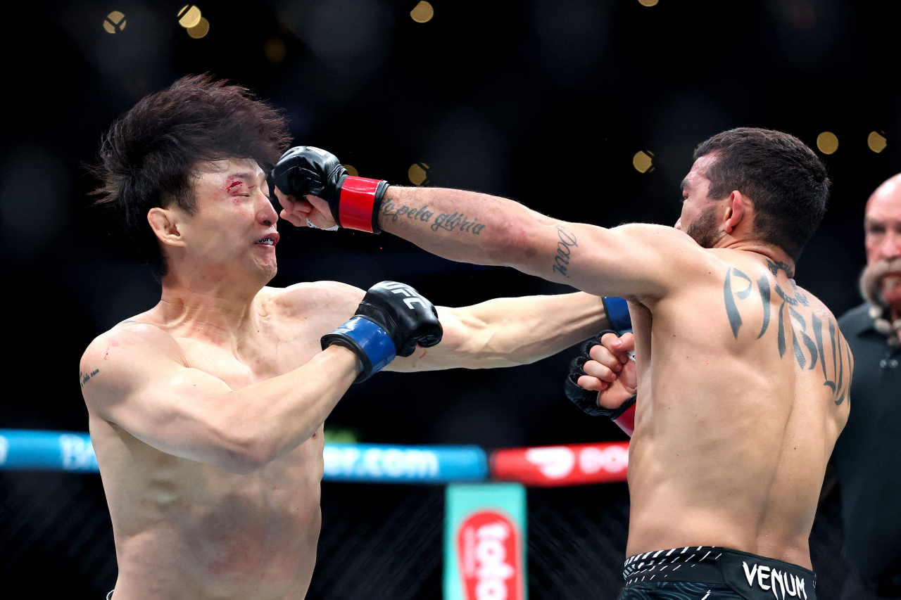 <b>최두호</b>, <b>UFC</b> 랭킹 진입 좌절…핏불 오른손에 그로기→허망한 <b>1R</b> TKO 패