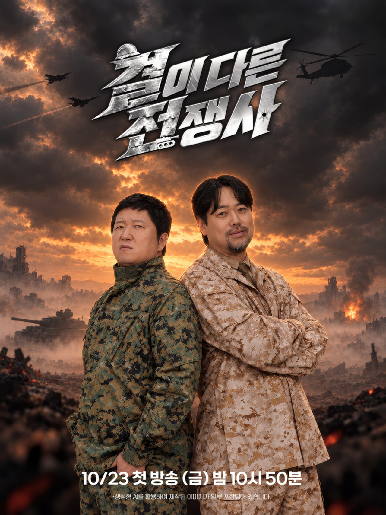 정형돈·곽민수, AI 타고 전장 한복판으로…‘<b>결이 다른 전쟁사</b>’ 23일 ...