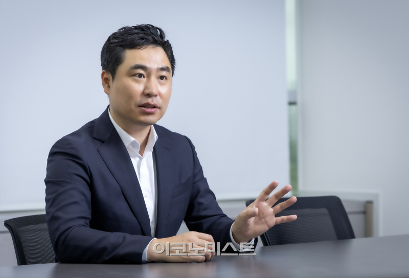 한지형 오토노머스에이투지 대표 [사진 신인섭 기자]