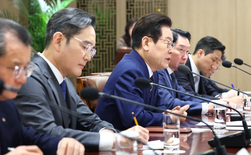 李<b>대통령</b>, '규제 전면 재정비' 약속…"기업활동 장애 최소화"