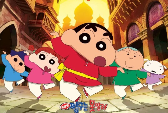 극장판 짱구는 못말려: 초화려! 작열하는 떡잎마을 댄서즈 포스터