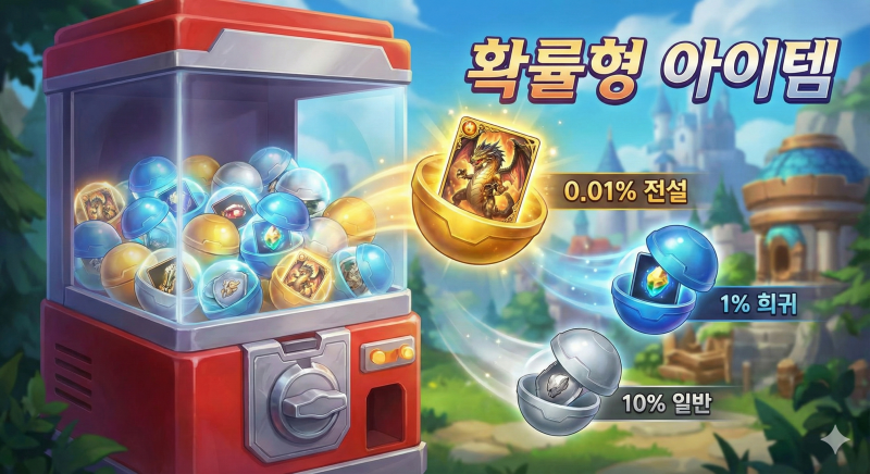 확률형 아이템 이미지 [제미나이]