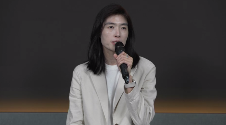 정신아 카카오AI 내정대표가 AI 사업 방향을 설명하고 있다. [영상 캡처]
