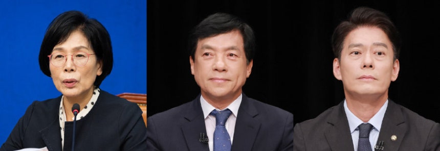 8·17 더불어민주당 전당대회에서 친청계로 분류되는 최민희·이성윤·한민수(왼쪽부터) 세 후보가 최고위원으로 당선했다. 동아DB