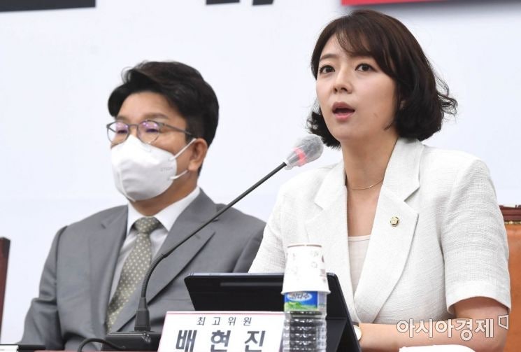 <b>배현진</b> "<b>이철규</b>, <b>원내대표</b> 선거 불출마 촉구"