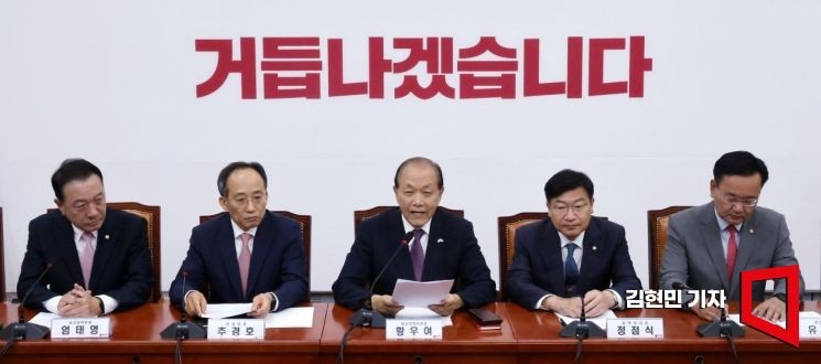 與, '이탈표 단속·여론전' <b>채상병 특검법</b> 저지 총력