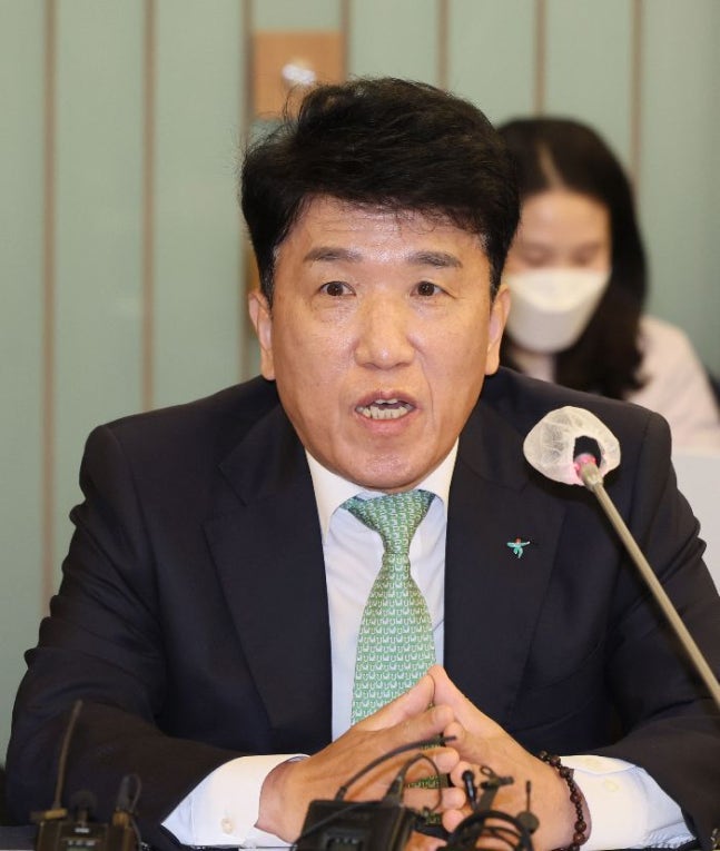 Chairman Ham Young-ju of Hana Financial Group.