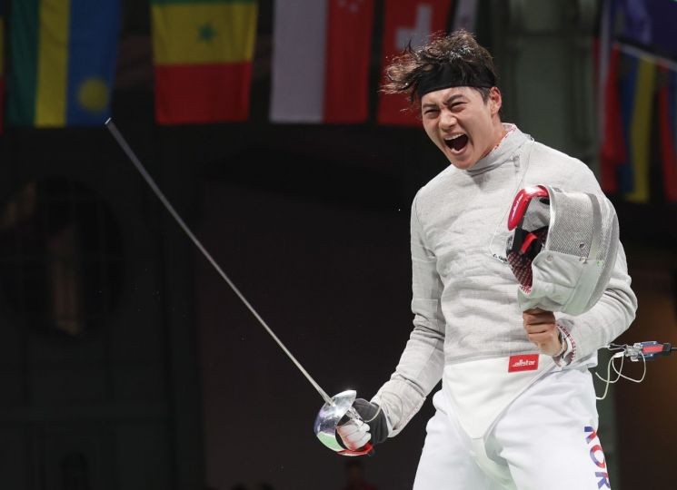 파리올림픽, 한국에 왜 이래…'<b>펜싱</b>金' <b>오상욱</b>을 <b>오상구</b>로 잘못 표기