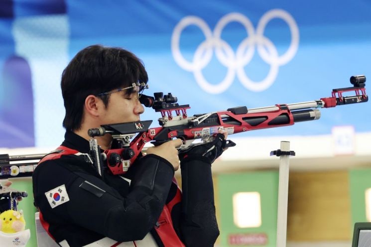 <b>박하준</b>, 50ｍ 소총3<b>자세</b> 본선 44위 기록…<b>결선</b> 진출 무산[파리올림픽]