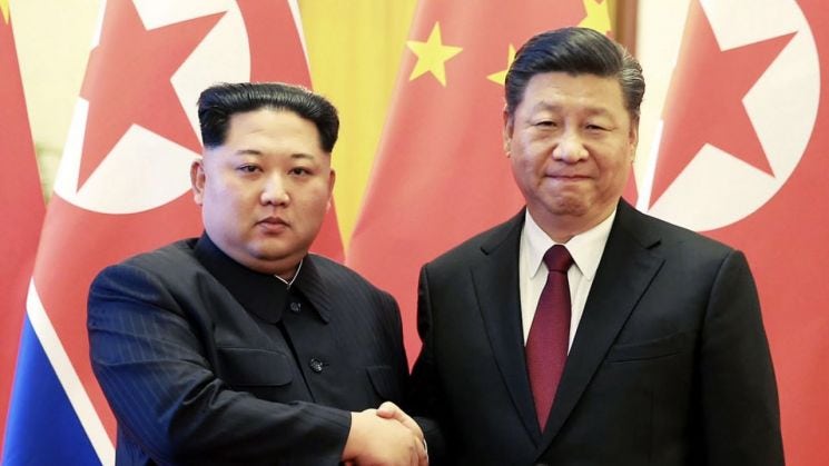 <b>김정은</b>, <b>시진핑에 국경절</b> 축전 보내…"굳게 단결하자"