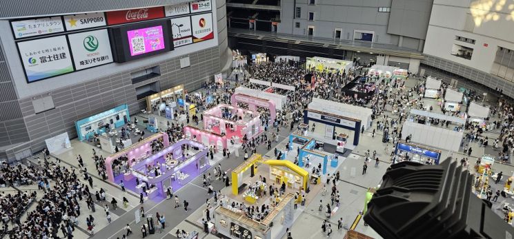 12일 '2024 도쿄 한류박람회'의 현장 모습. 사진=코트라 제공