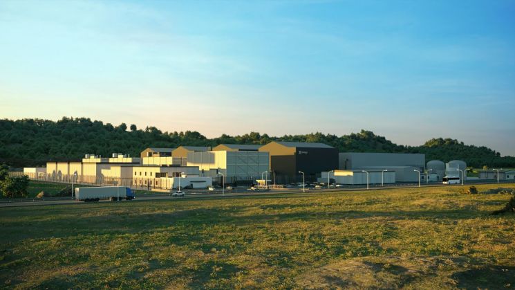 Perspective view of X-Energy Xe-100 plant