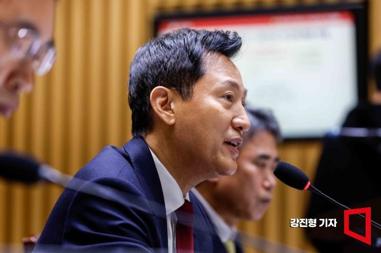 <b>오세훈</b> "북한 기고만장 행태, '핵 비대칭' 때문"