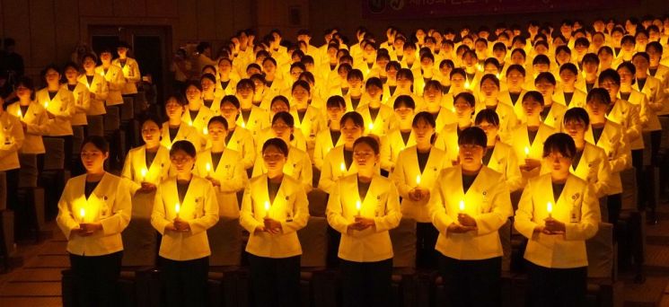 라이트닝 바카라 사이트 간호학과, ‘나이팅게일 선서식’
