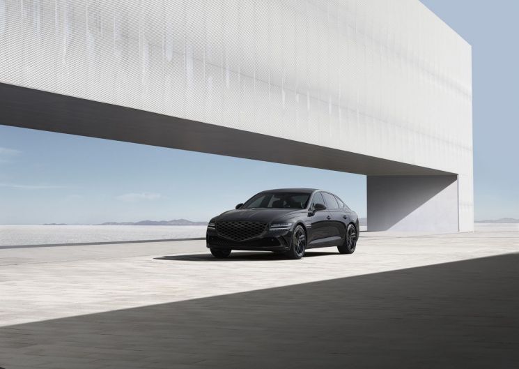 제네시스 G80 블랙. 제네시스 제공