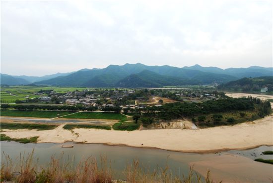 Hahoe Village in Andong, Gyeongbuk
