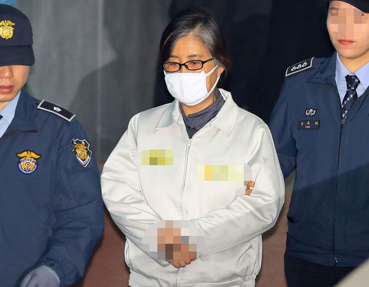 박근혜 전 대통령 국정농단 사건의 핵심 인물인 최서원(개명 전 최순실)씨.연합뉴스