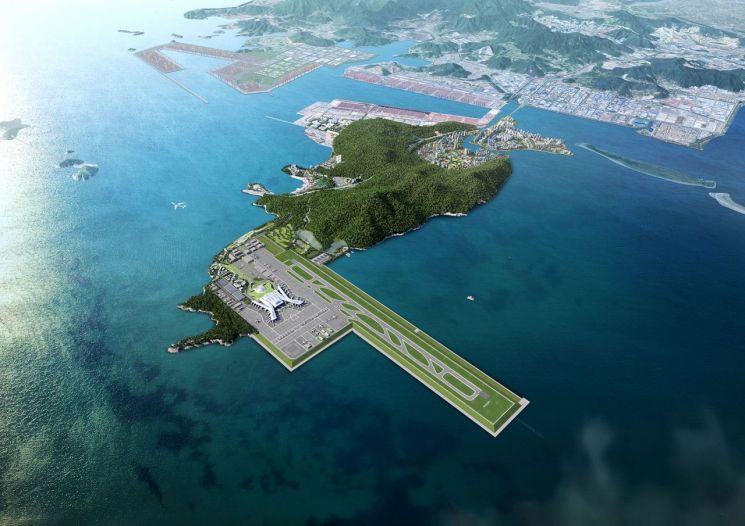 가덕도신공항 조감도.부산시 제공