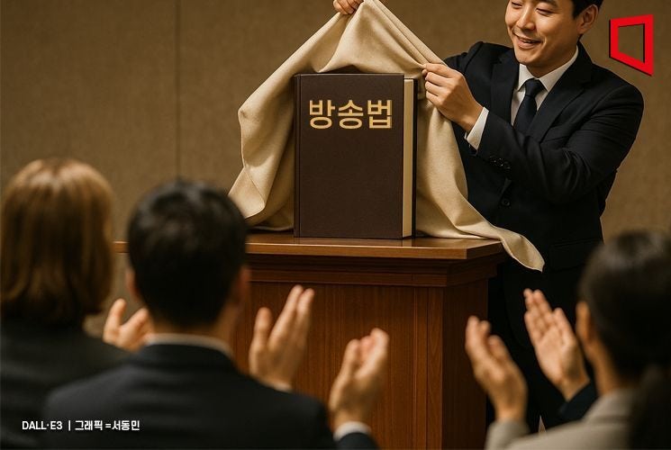 李<b>대통령</b> "누가 집권하든 관계없이 국민 지지 얻는 '<b>방송법</b>' 필요"