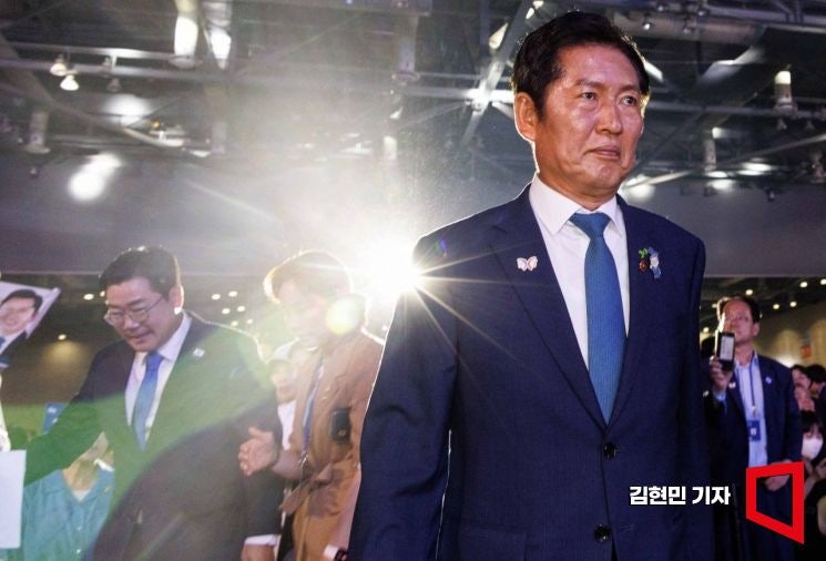 <b>정청래</b>, 첫 일정으로 <b>나주 수해</b>현장 방문