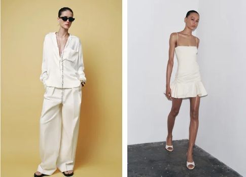 지나치게 마른 모델을 광고에 등장시켰다가 영국서 금지 조치 받고 삭제된 자라 광고 일부.