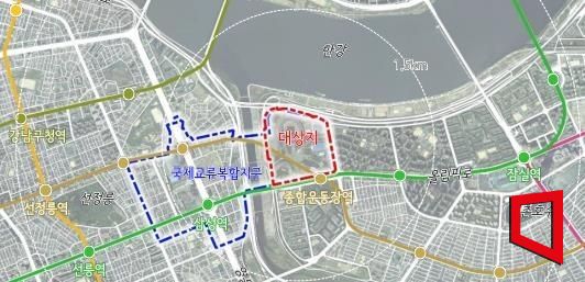 잠실 스포츠·MICE 복합단지 위치도. 서울시 제공