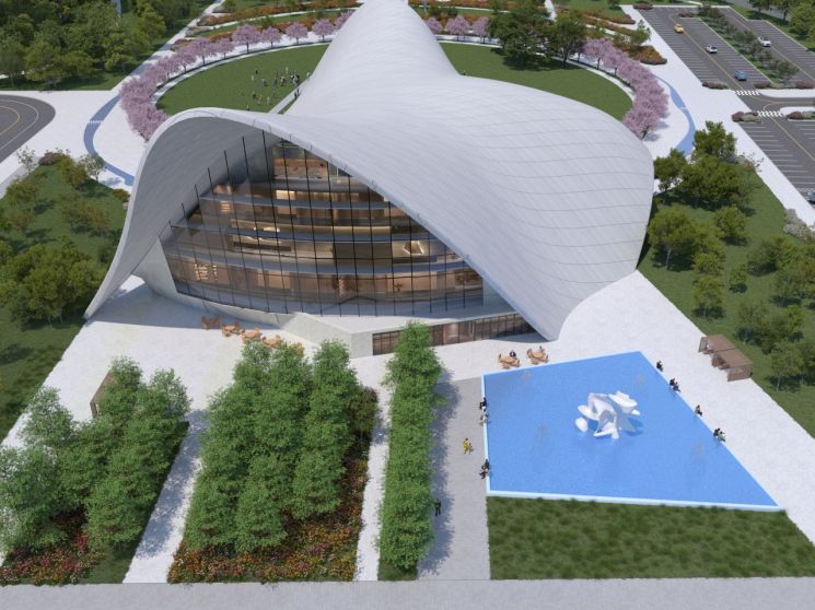 대구시 화원 대구교도소 후적지에 들어설 문화시설 조감도