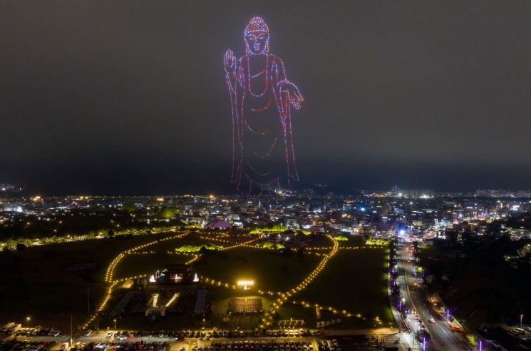 2025 세계유산축전 경주역사유적지구 드론 공연.연합뉴스