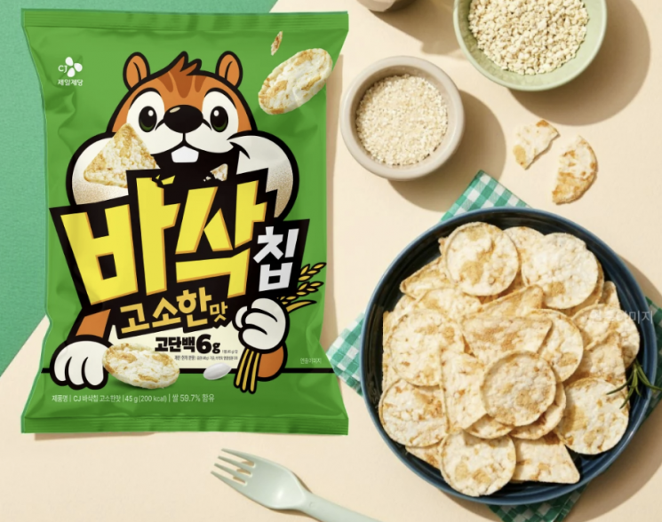 CJ제일제당의 바삭칩.CJ제일제당 제공.