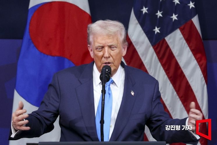 도널드 트럼프 미국 대통령.강진형 기자