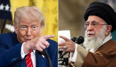 도널드 트럼프 미국 대통령(왼쪽)과 아야톨라 세예드 알리 하메네이 이란 최고지도자.연합뉴스