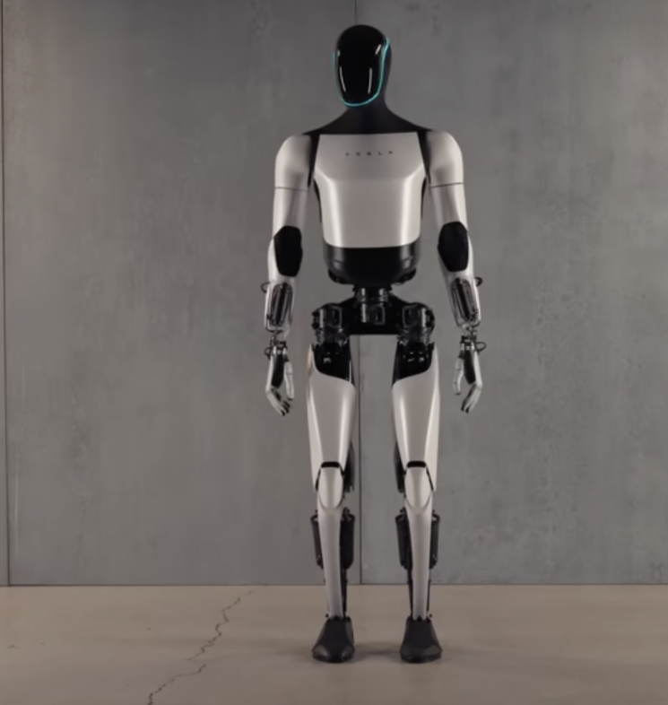 테슬라의 휴머노이드 로봇 옵티머스.유튜브 캡처