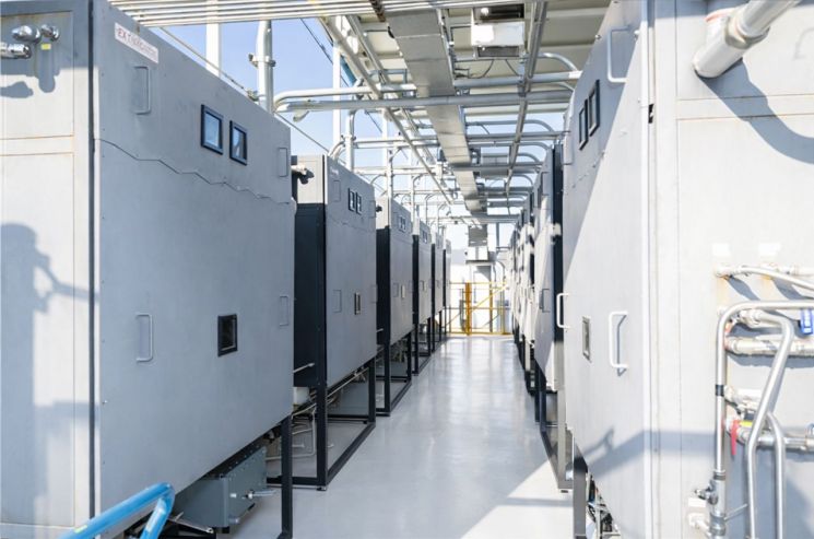 인투코어테크놀로지에서 구축한 플라즈마 개질 반응기.화학연 제공