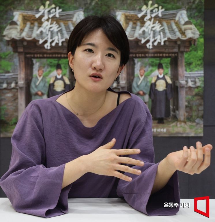 영화 '왕과 사는 남자' 제작사 온다의 임은정 대표가 아시아경제와 인터뷰를 하고 있다. 윤동주 기자