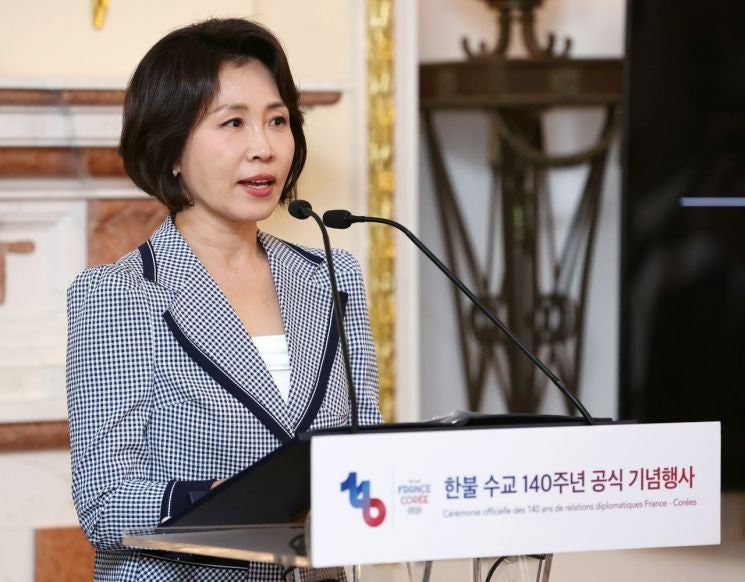 덕수궁에 나타난 김혜경 여사, 프랑스랑 140년 우정 과시 중?