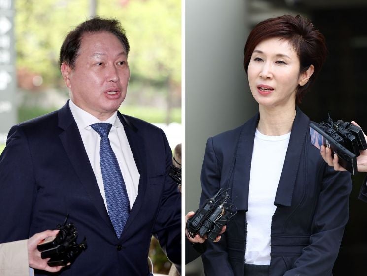 16만원이던 SK주식 60만원 됐다…최태원·노소영 재산분할 어떻게 되나
