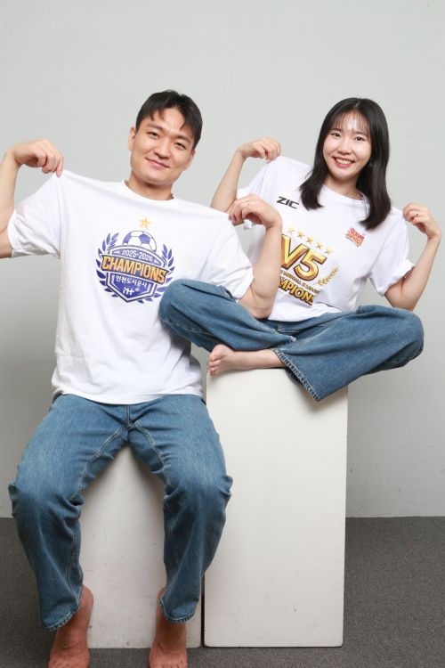 '핸드볼 최초 <b>챔피언 부부</b>' 박영준·송해리, 한일전 동반 우승 도전