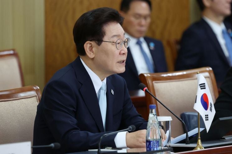 李대통령 "<b>한몽 CEPA</b> 원칙적 <b>타결</b>, 상생 협력 더욱 확대"