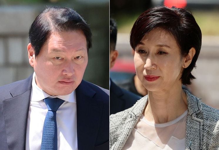 <b>최태원</b>·<b>노소영</b> '9440억 <b>재산분할</b>' 운명의 날…오늘 자정 재상고 마감
