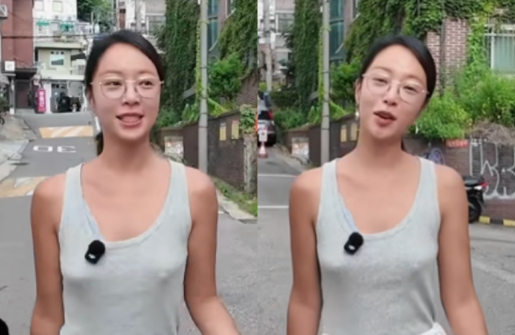 황정음 민소매 의상 하나로 때아닌 노브라 논란 휩싸인 내막