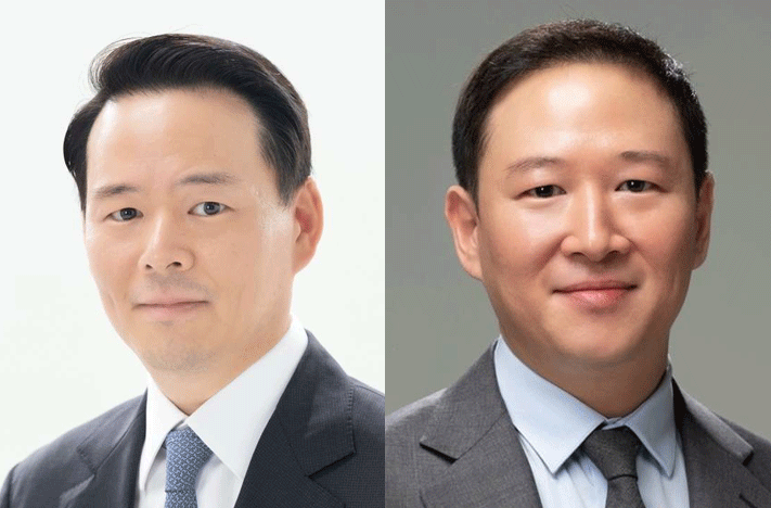 허진수 파리크라상 부회장(왼쪽)과 허희수 비알코리아 사장